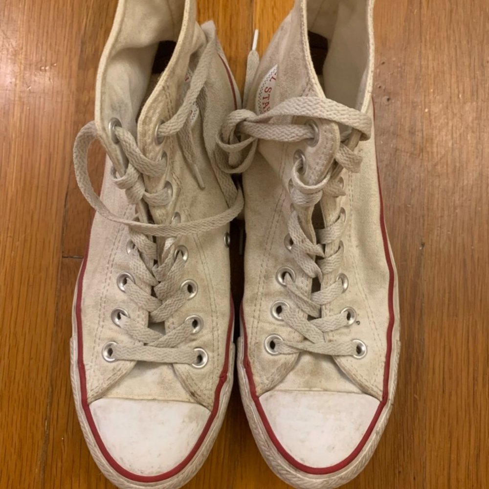 White high top Converse